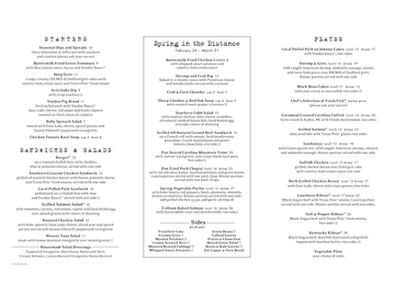 Lucky 32 Southern Kitchen menu photo