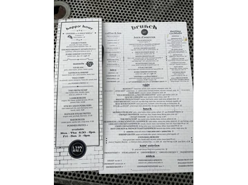 Lyon Hall menu photo