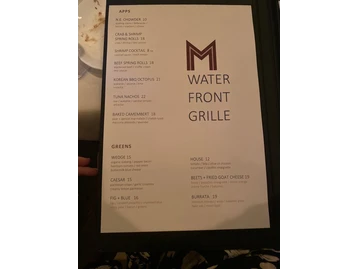 M Waterfront Grille menu photo