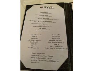Ma Maison menu photo