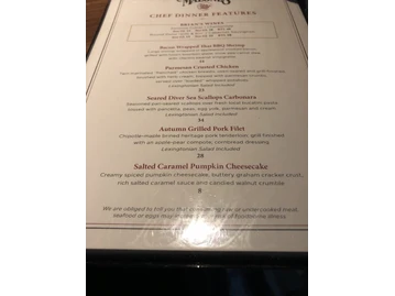 Malone's Palomar menu photo