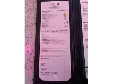 Mamá Por Dios menu photo