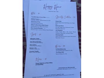 Mamey Miami menu photo