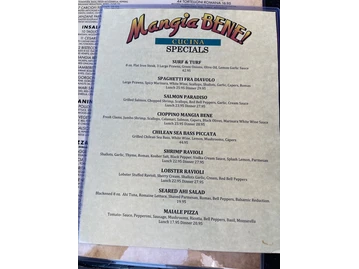 Mangia Bene Cucina menu photo