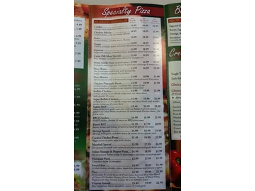 Mangia Italiana menu photo