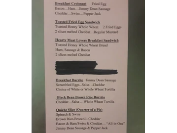 Manna Bakery & Deli menu photo