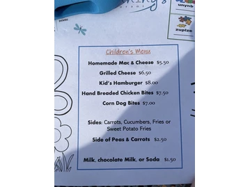 Mannings Restaurant menu photo