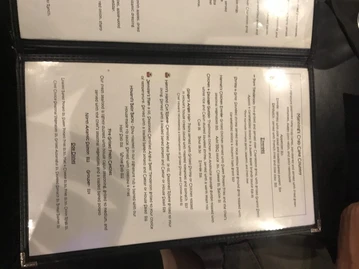 Mannings Restaurant menu photo