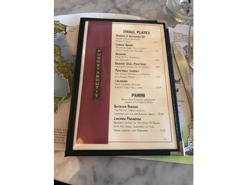 Marcella's menu photo