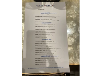 Marché Bacchus menu photo