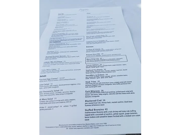 Mare Rooftop menu photo