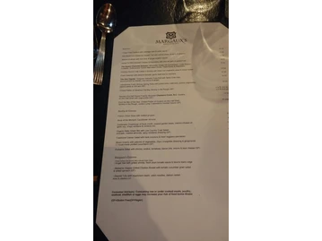 Margaux's Restaurant menu photo