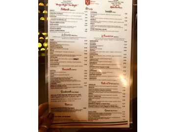 Marino's Pizzeria & Wine bar trattoria menu photo