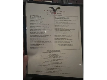 Market Tavern menu photo