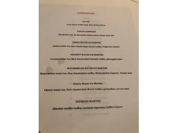 Martorano's menu photo