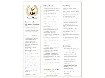 Marzano Italian Restaurant menu photo