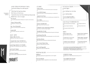 Masraff's menu photo