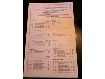 Massimo Ristorante menu photo