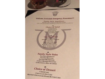 Mastro's City Hall menu photo