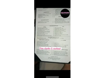 Mastro's Ocean Club menu photo
