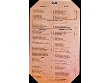 Mastro's Steakhouse menu photo
