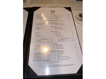 Mastro's Steakhouse menu photo