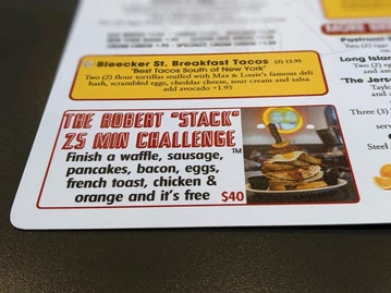 Max and Louie's New York Diner menu photo