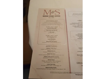 McCormick & Schmick's Seafood & Steaks menu photo