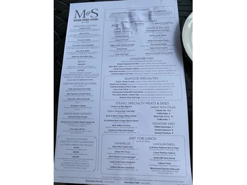 McCormick & Schmick's Seafood & Steaks menu photo