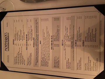 McKendrick's Steak House menu photo