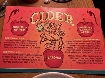 McMenamins Elks Temple menu photo