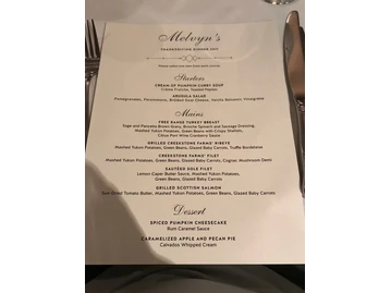 Melvyn's Restaurant & Lounge menu photo