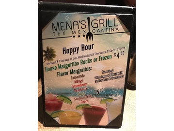 Menas Tex-Mex Grill Cantina menu photo