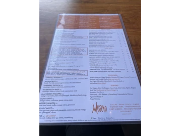 Mesero - Legacy West menu photo