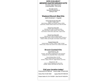 Mesero - Victory Park menu photo