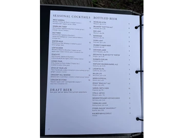 Mesh Louisville menu photo