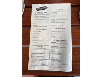 Mexican Sugar menu photo