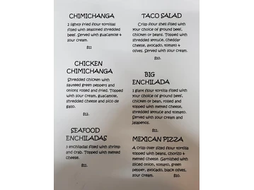 Mexican Village Restaurant menu photo