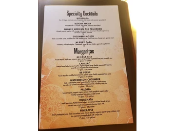 Mi Casa Grill Cantina menu photo