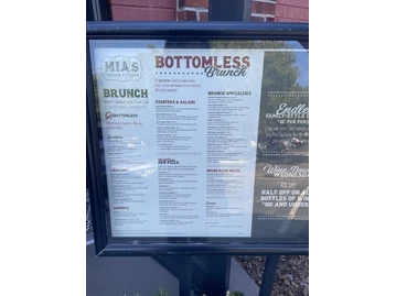 Mia's Italian Kitchen menu photo