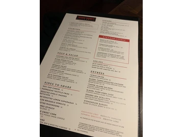 Michael Jordan's Steak House Chicago menu photo