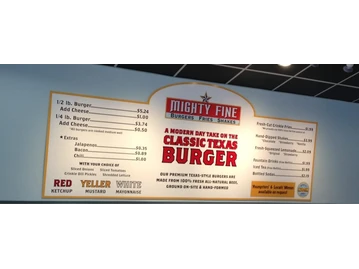 Mighty Fine Burgers menu photo