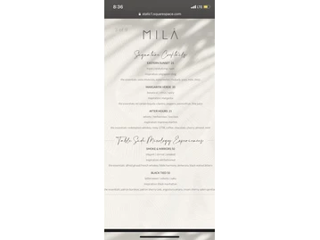 MILA Restaurant, Rooftop Lounge & Mixology Bar menu photo