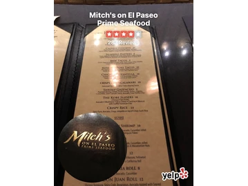Mitch's on El Paseo Prime Seafood menu photo