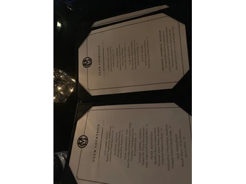 Mitchell's Ocean Club menu photo