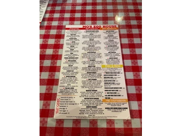Mo's Egg House menu photo