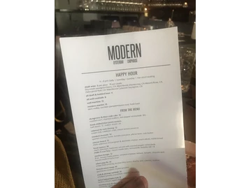 MODERN Oyster Bar Chophouse menu photo