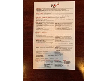 Moni's Pasta and Pizza menu photo