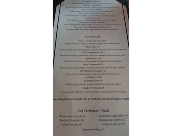 Montalcino Ristorante Italiano menu photo