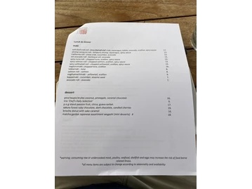 Morimoto Maui menu photo